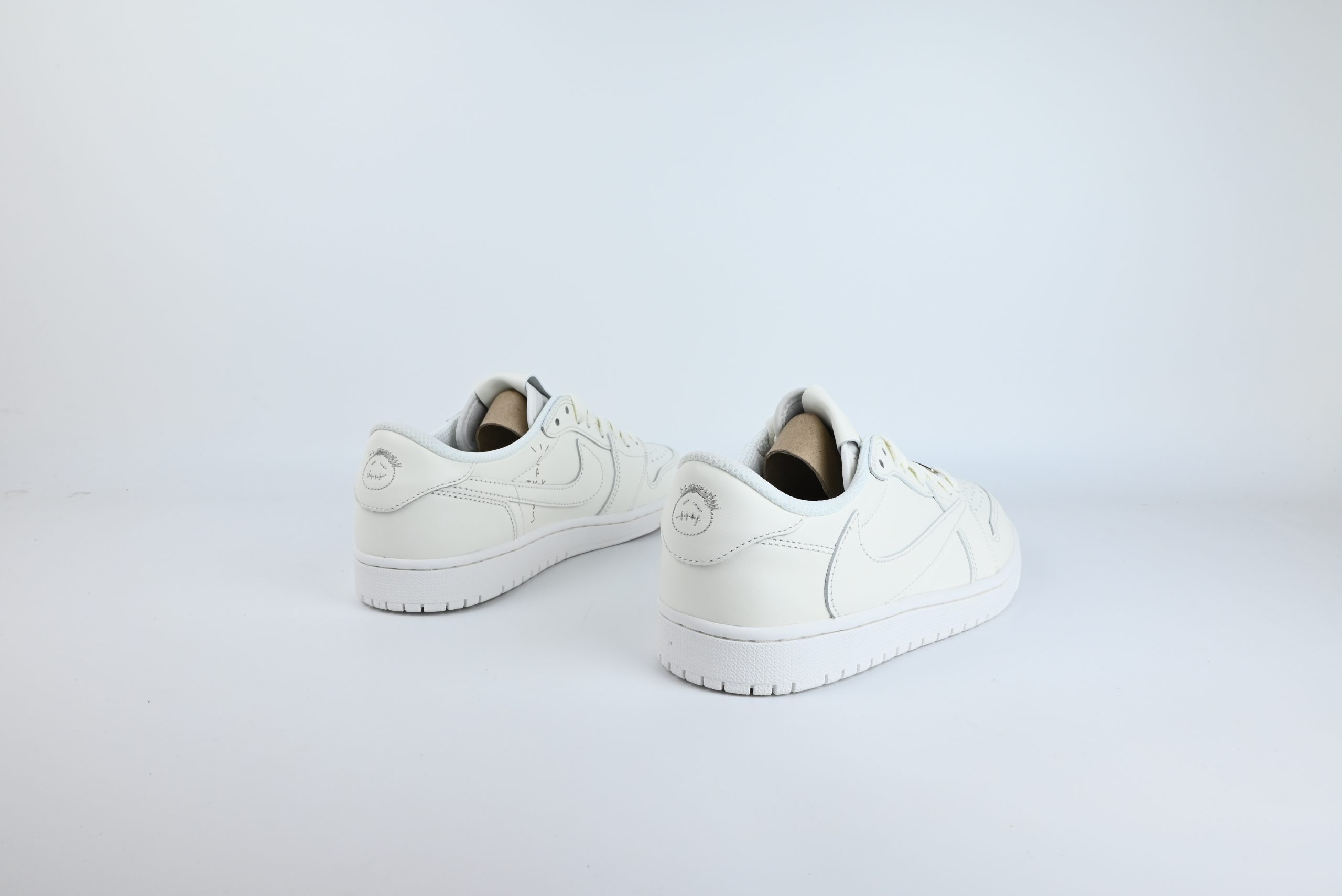 Travis Scott x Air Jordan 1 Michael Rubin White Party Customs