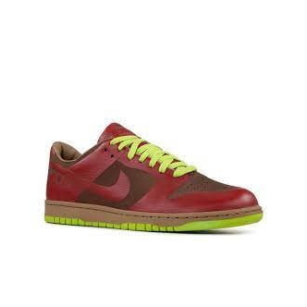 Nike Dunk Low 1-Piece Laser Varsity Red Chartreuse