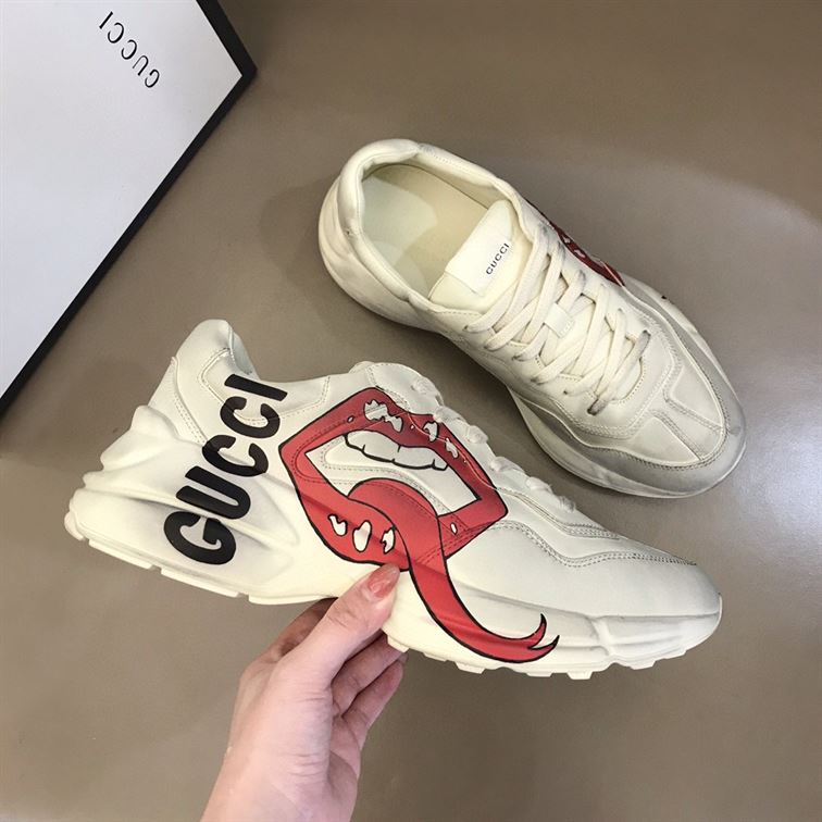 GUCCI RHYTON SNEAKER WITH MOUTH PRINT – GCC016