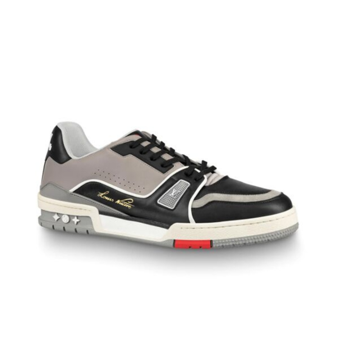 LOUIS VUITTON TRAINER BLACK GREY- LVS029