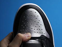 Retro High Silver Toe