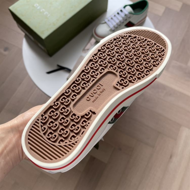 GUCCI TENNIS 1977 SNEAKER IN WHITE LEATHER – GCC060