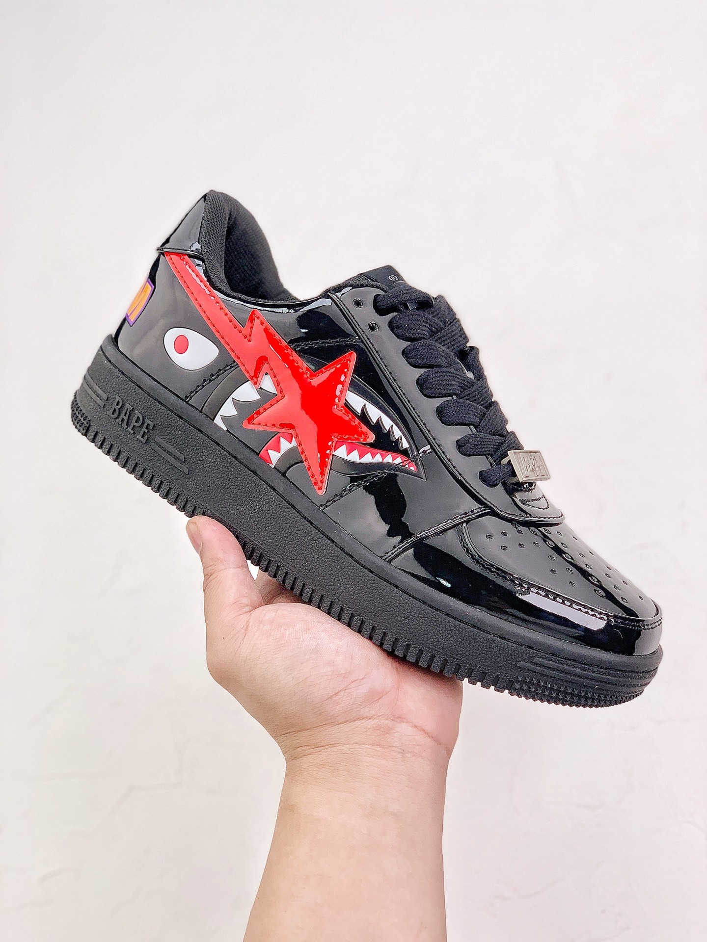 A Bathing Ape Bape Sta Low Shark Black
