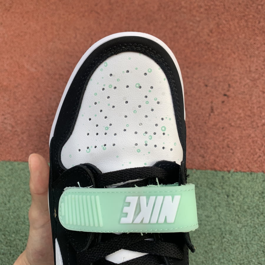 Jordan Legacy 312 Low Black White Teal Tint