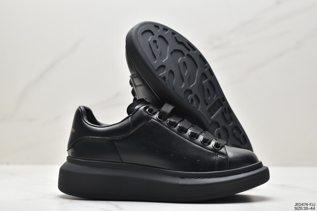 ALEXANDER MCQUEEN OVERSIZED LEATHER SNEAKERS