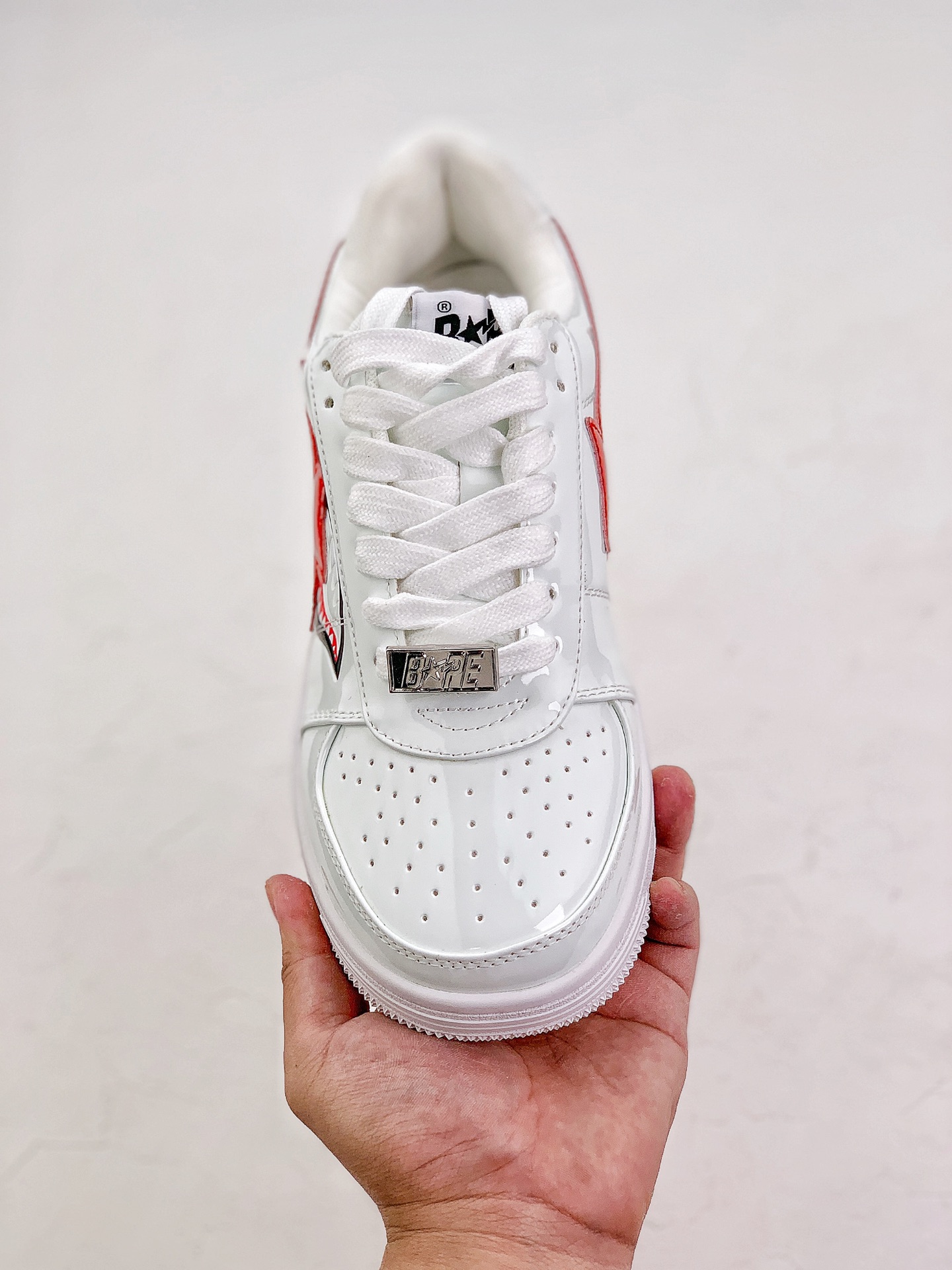A Bathing Ape Bape Sta Low Shark White