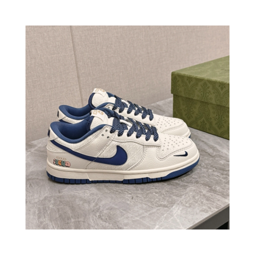 Nike SB Dunk Low x Gucci White Blue Sneaker – GCC162