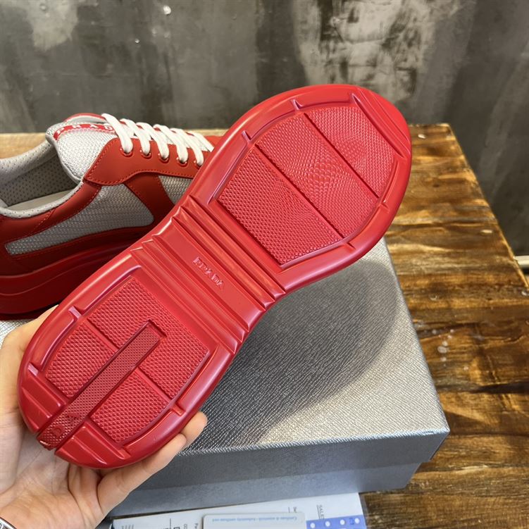 PRADA AMERICA’S CUP SOFT RUBBER AND BIKE FABRIC SNEAKERS – PRS046