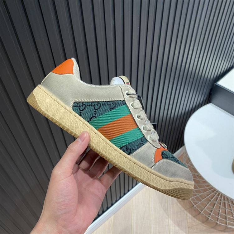 GUCCI SCREENER GG WHITE GREEN – GCC056