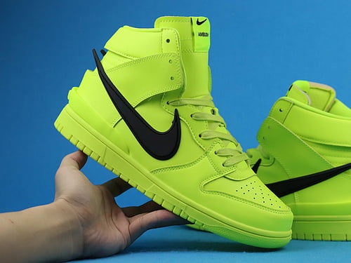 Nike Dunk High AMBUSH Flash Lime