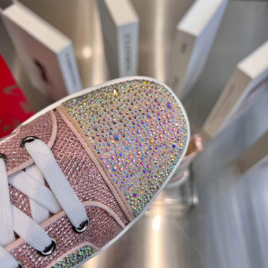 Christian Louboutin Pink Red Sneaker – CLS055