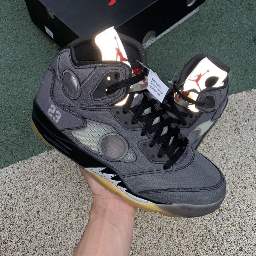 Air Jordan 5 Retro Off-White Black