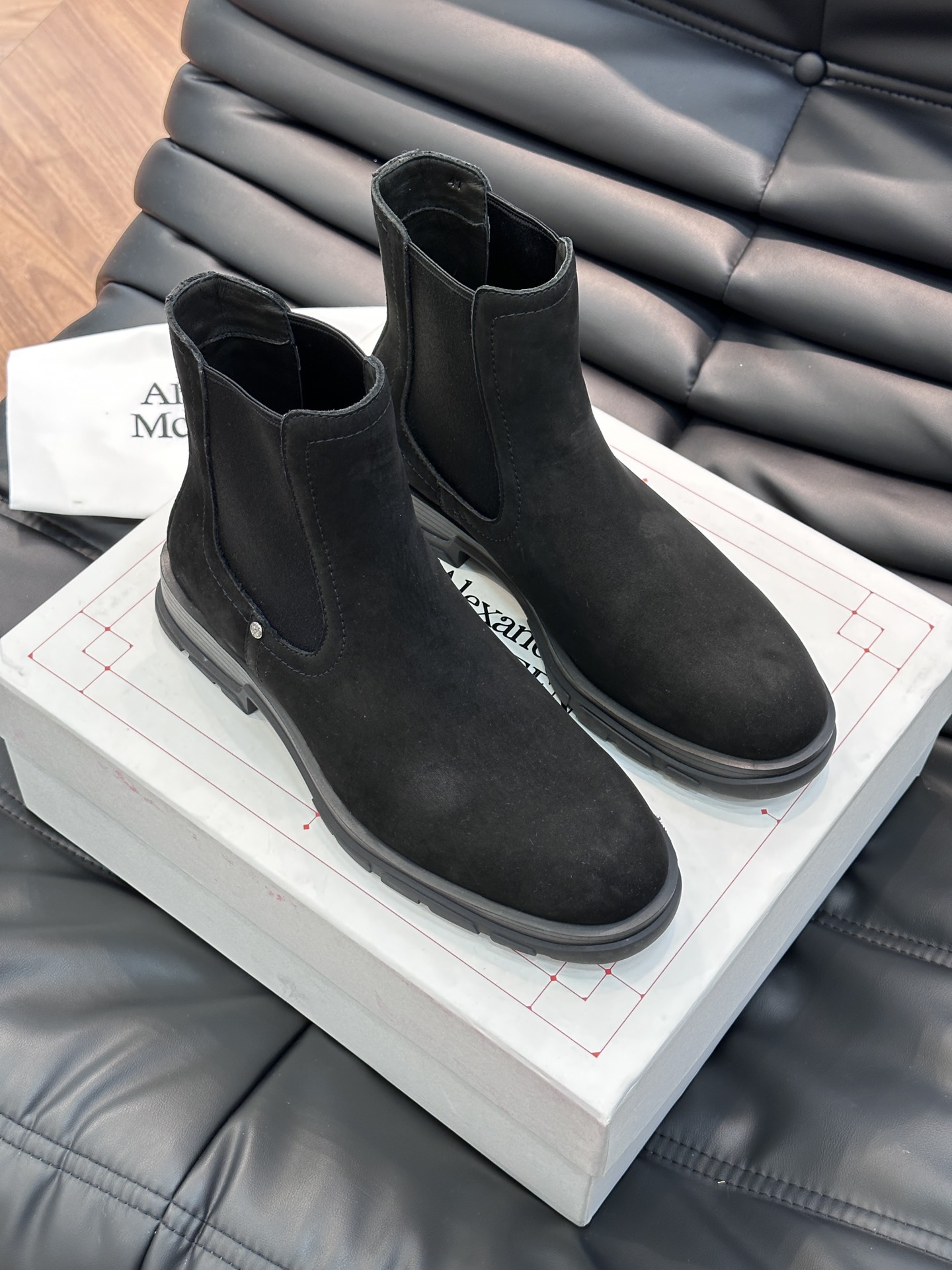 Alexander McQue* Men's high-top boots