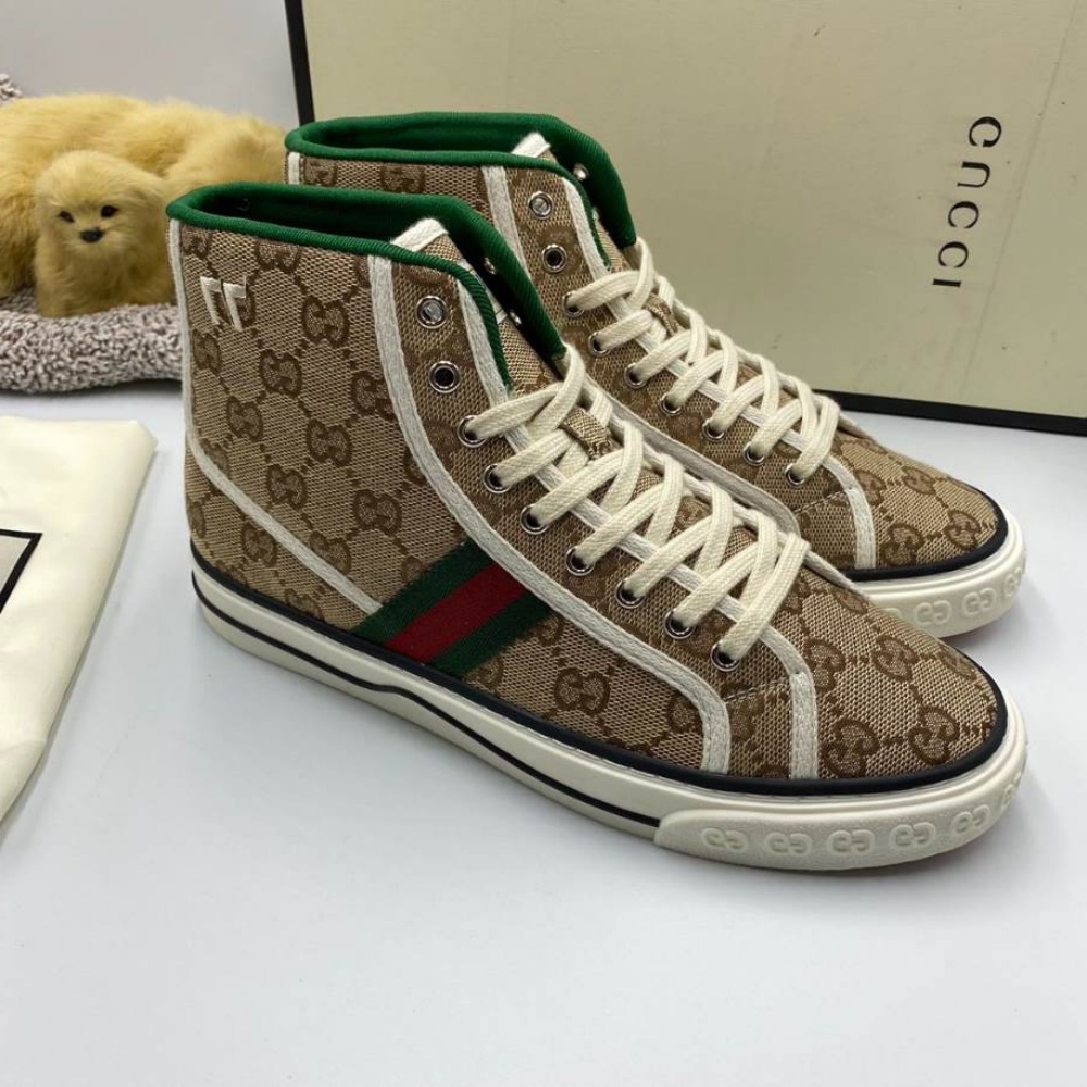 Gucci Off The Grid High Ebony Brown Sneakers – GCC214