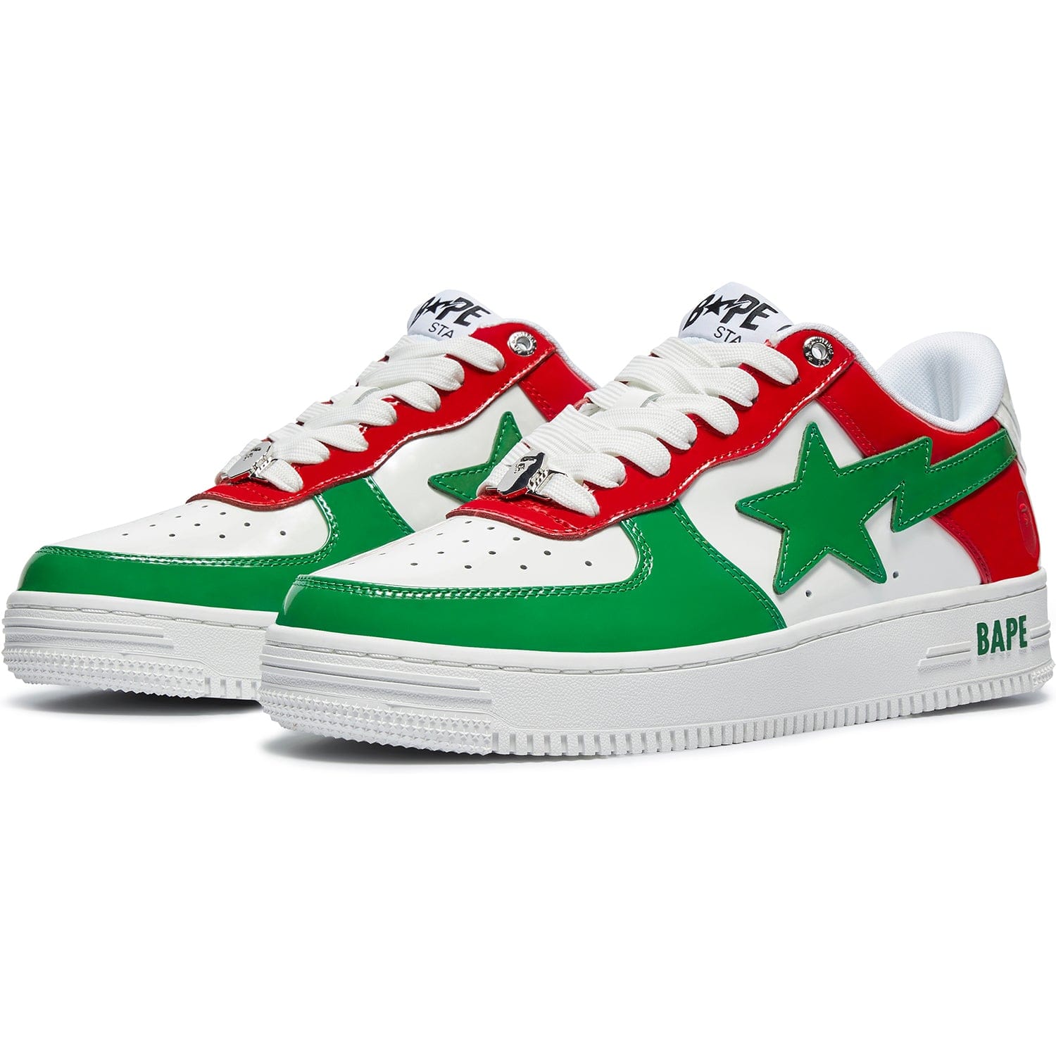 A Bathing Ape Bape Sta Green Red