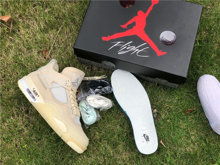 Air Jordan 4 Retro Off-White Sail