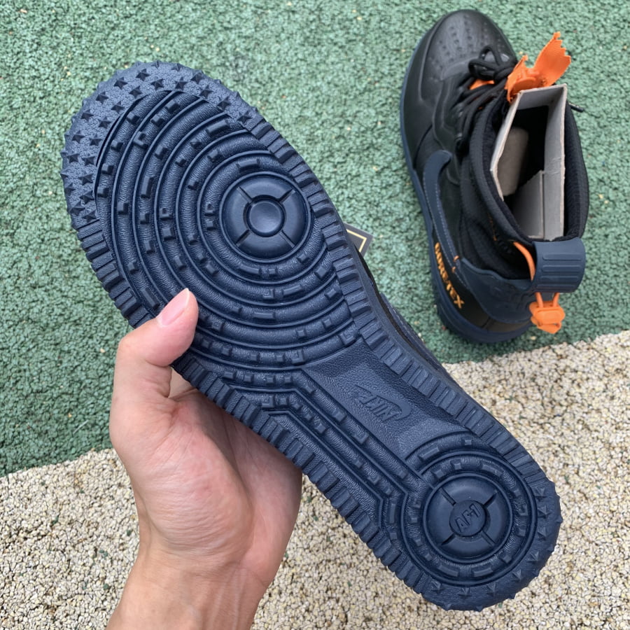 Nike Air Force 1 Winter Gore-tex Black Bright Ceramic Thunder Blue