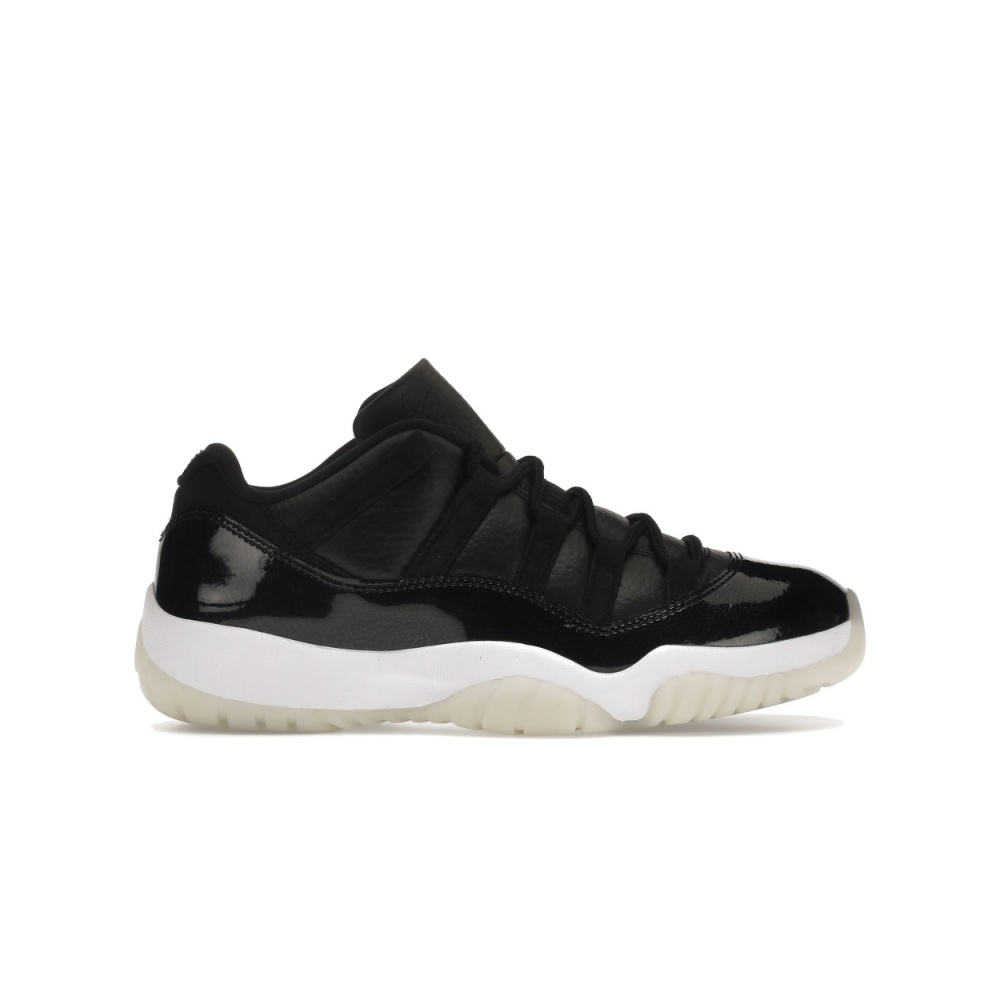 Jordan 11 Retro Low 72-10, Black/White/Sail/Gym Red
