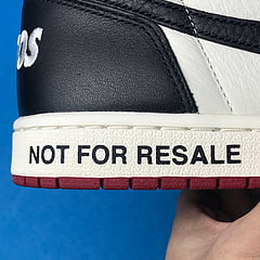 Jordan 1 Retro High “Not for Resale” Varsity Red