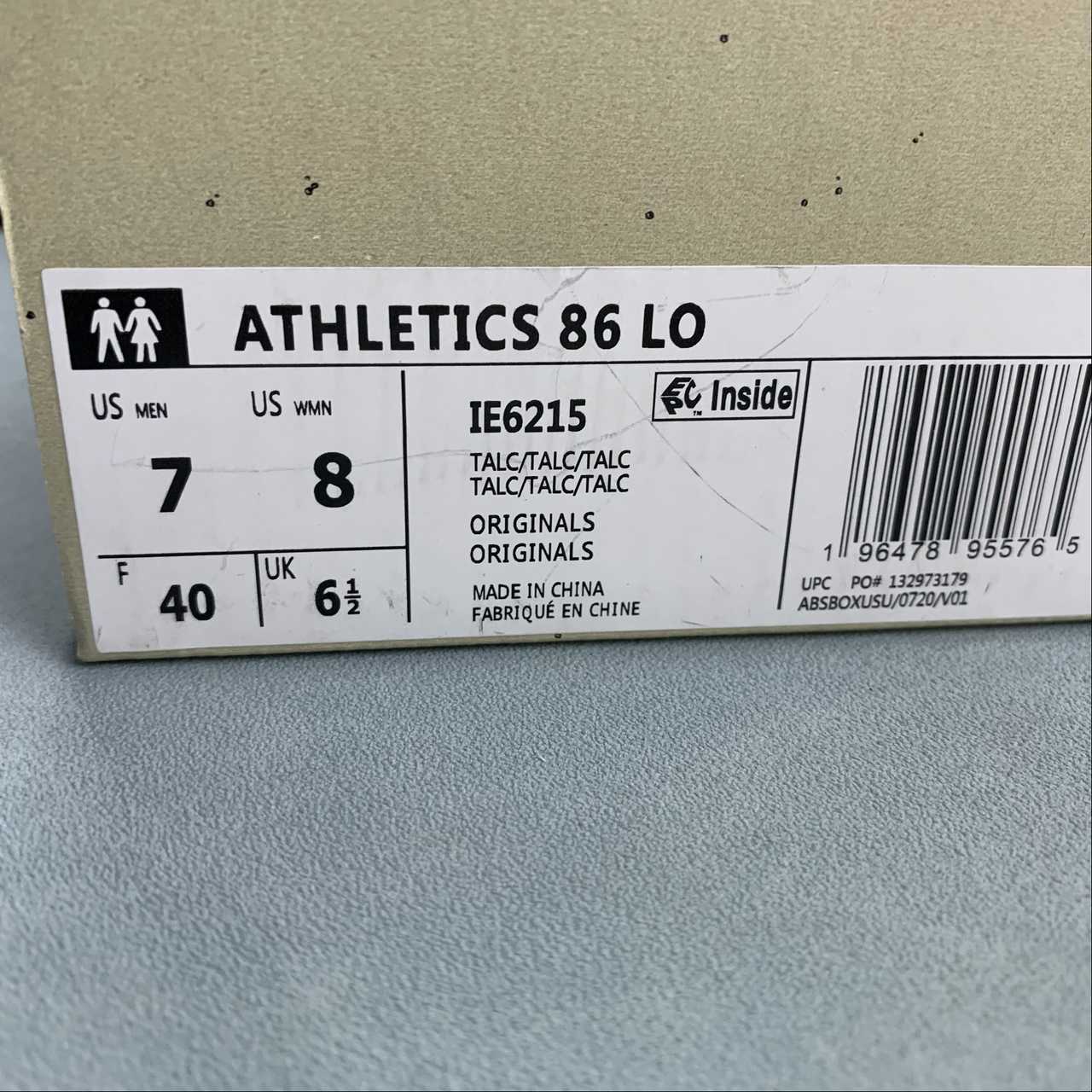 Adidas Fear Of God Athletics ’86 Lo Talc
