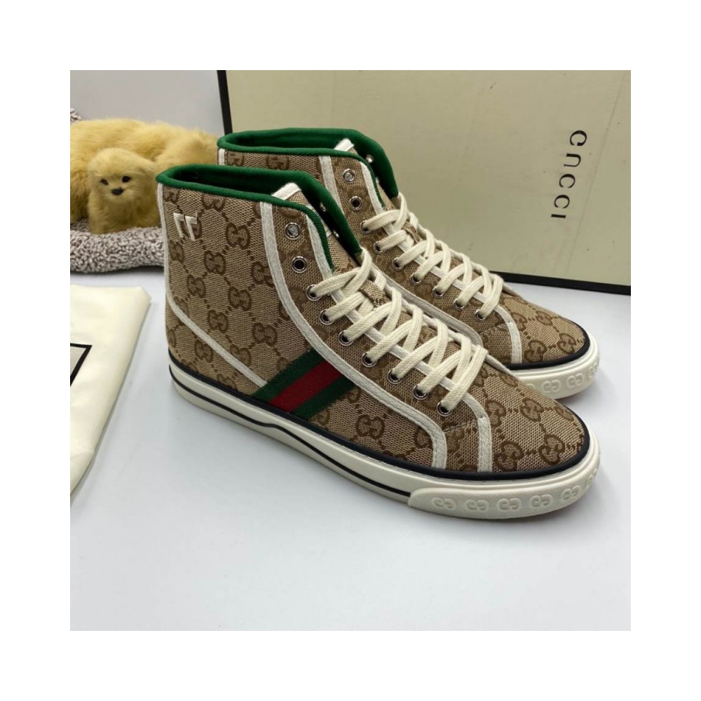 Gucci Off The Grid High Ebony Brown Sneakers – GCC214