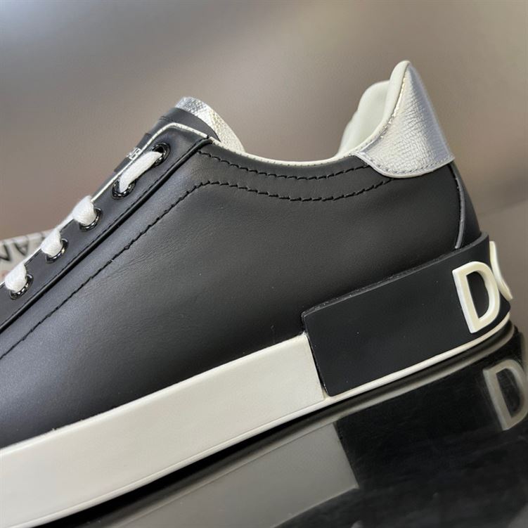 DOLCE & GABBANA BLACK PORTOFINO SNEAKERS – DG033