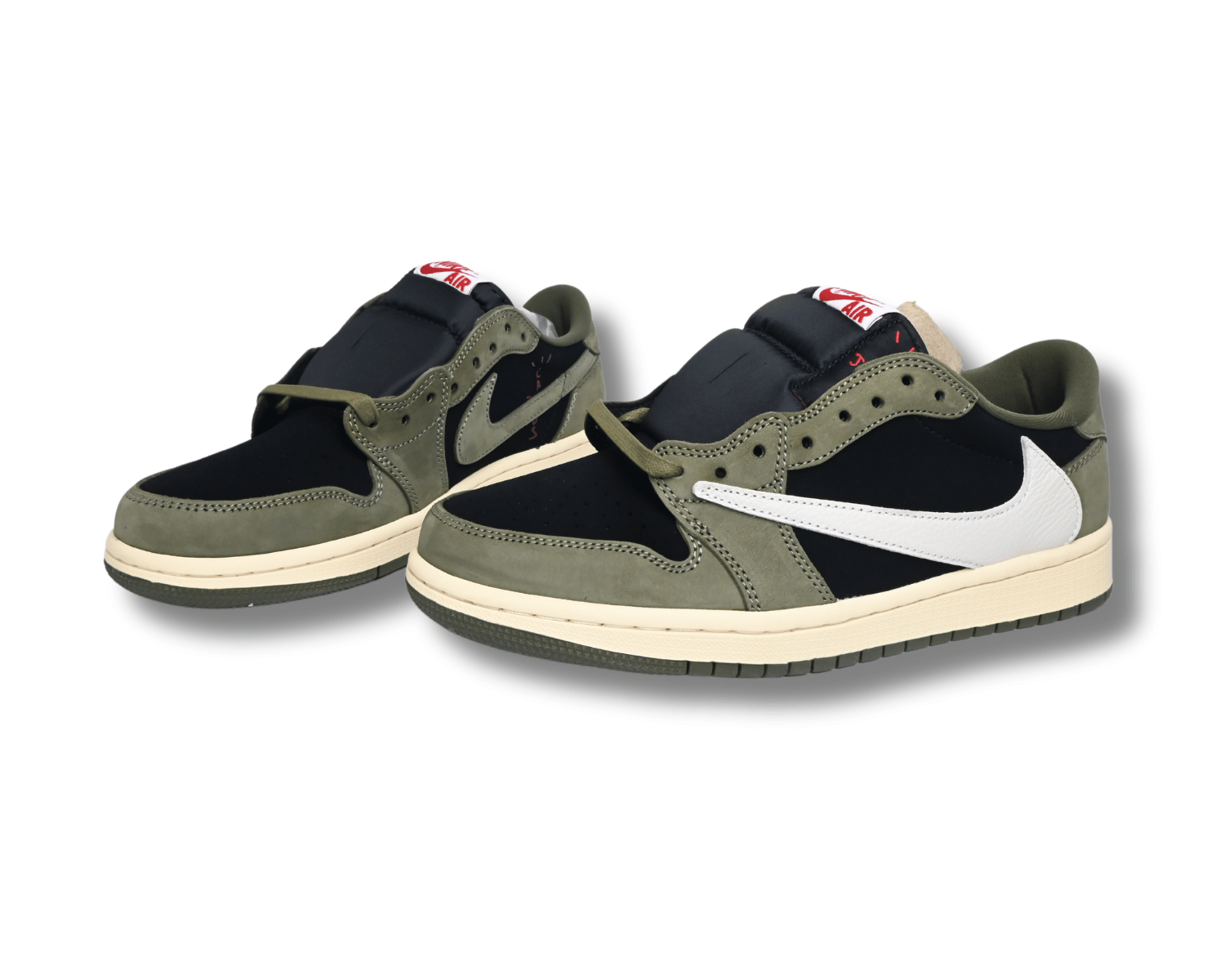 Travis Scott Air Jordan 1 Low OG Black-Olive
