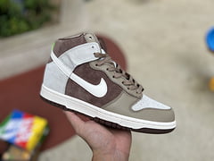 Nike Dunk High Light Chocolate