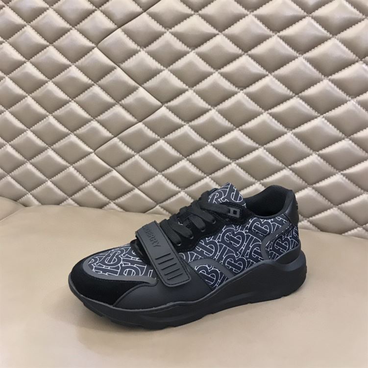 BURBERRY MONOGRAM PRINT NYLON SNEAKERS – BBR002