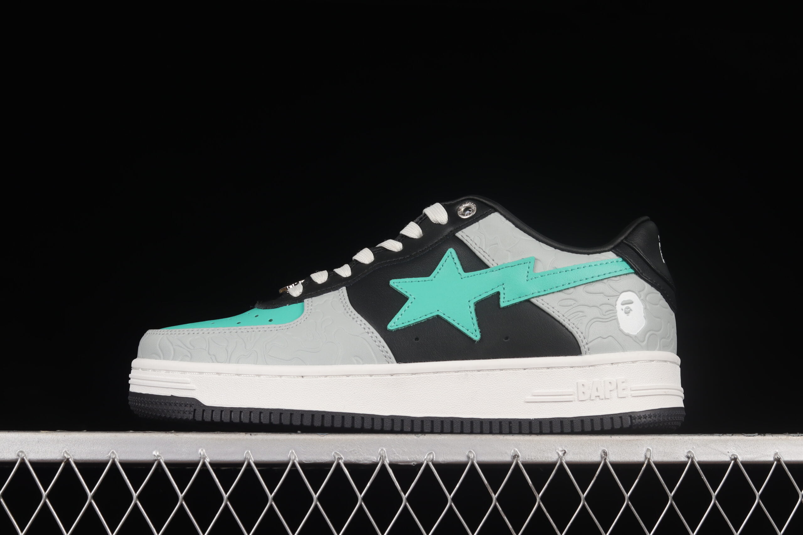 A Bathing Ape Bape STA Low Grey Green