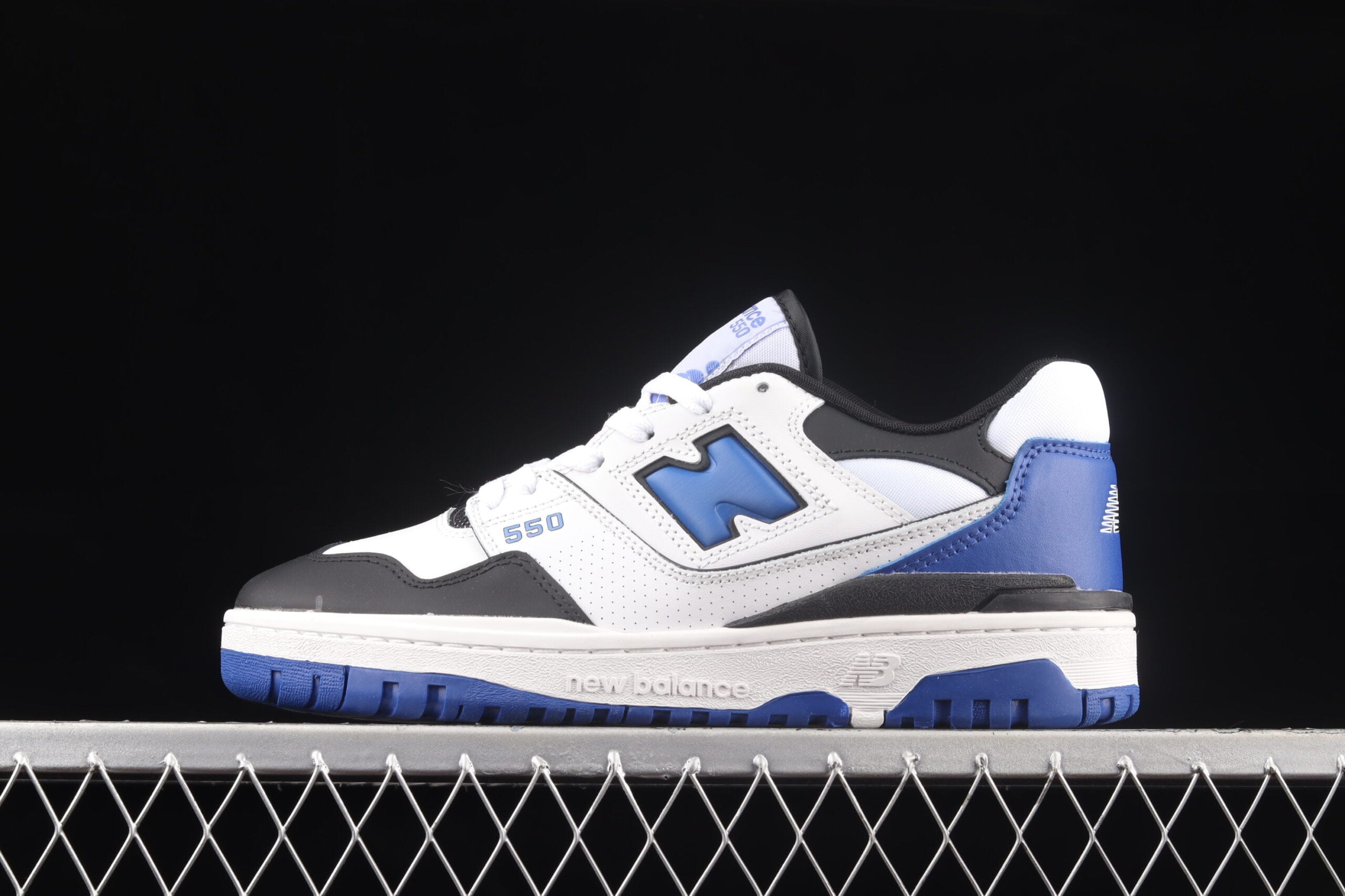 New Balance 550, White Royal Black