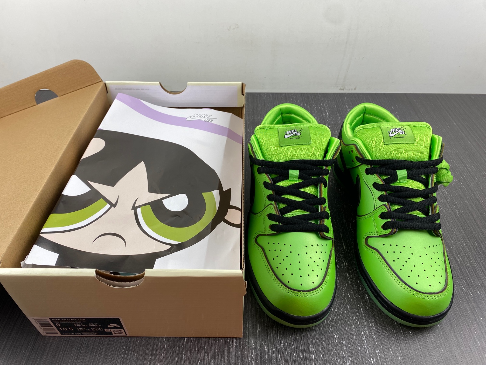 The Powerpuff Girls x Nike SB Dunk Low “Buttercup”