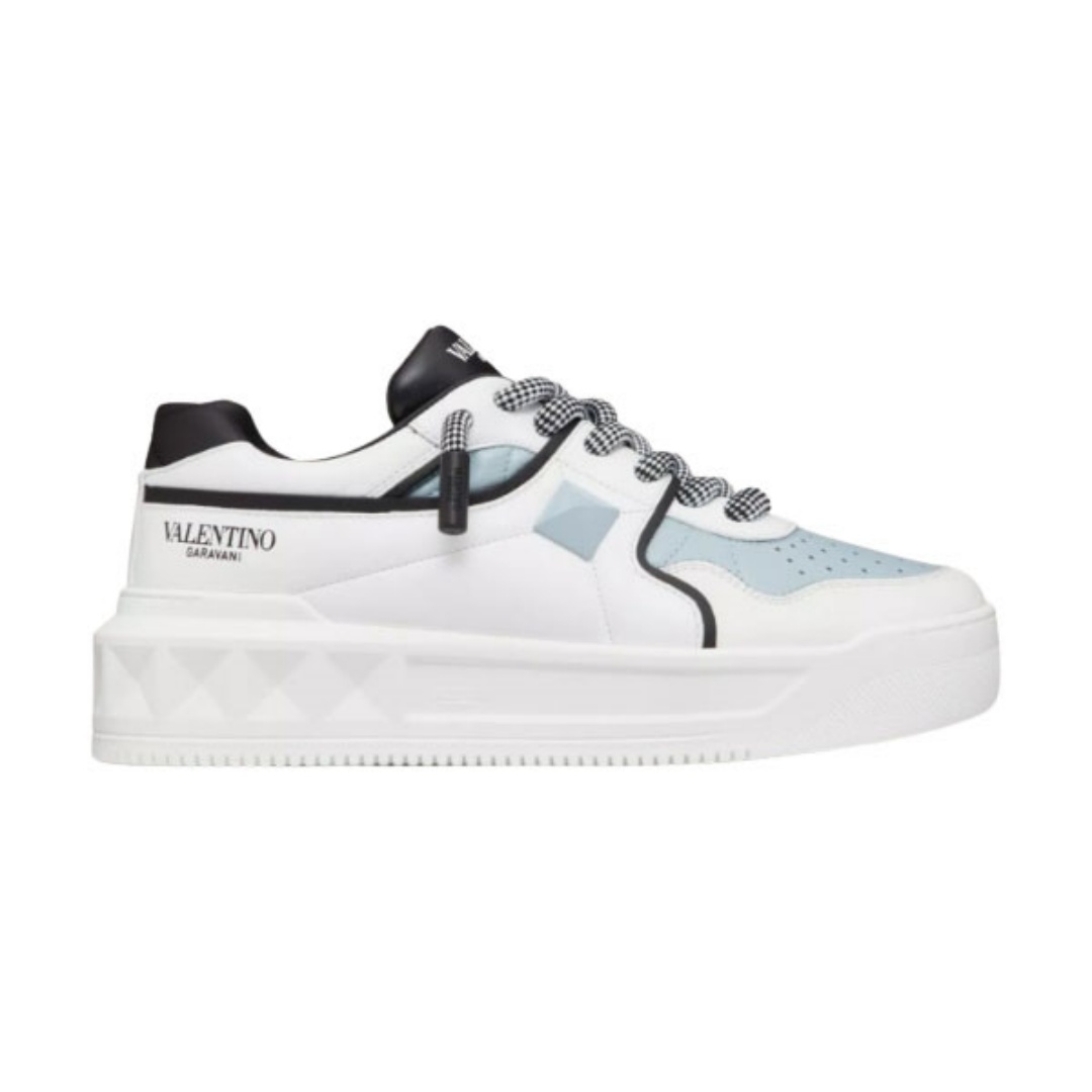 VALENTINO ONE STUD XL NAPPA LEATHER LOW-TOP SNEAKER – VN007