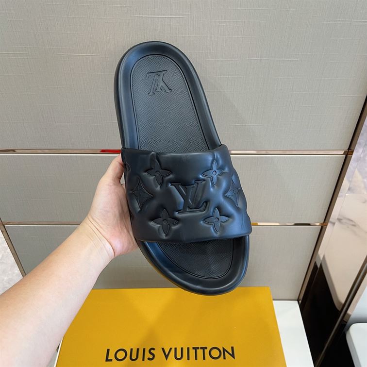 LOUIS VUITTON WATERFRONT MULE BLACK – LVSD043
