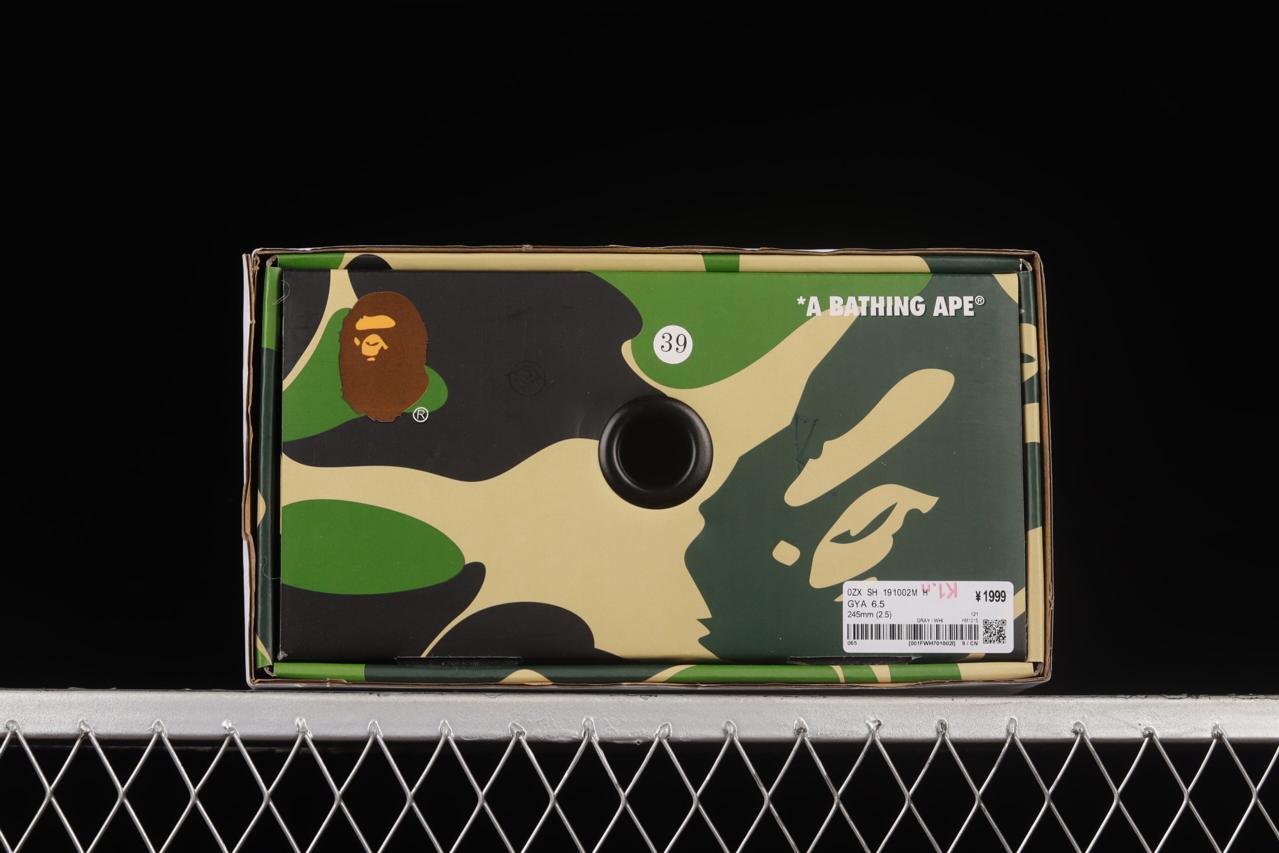 A Bathing Ape Bape STA Low Grey Black