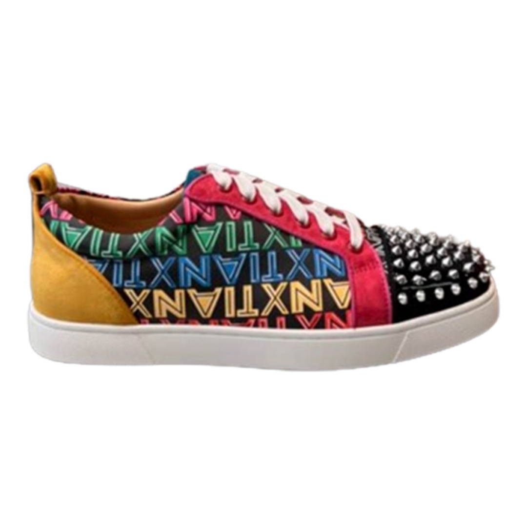 Christian Louboutin Louis Junior Spikes Multicolor Sneaker – CLS043