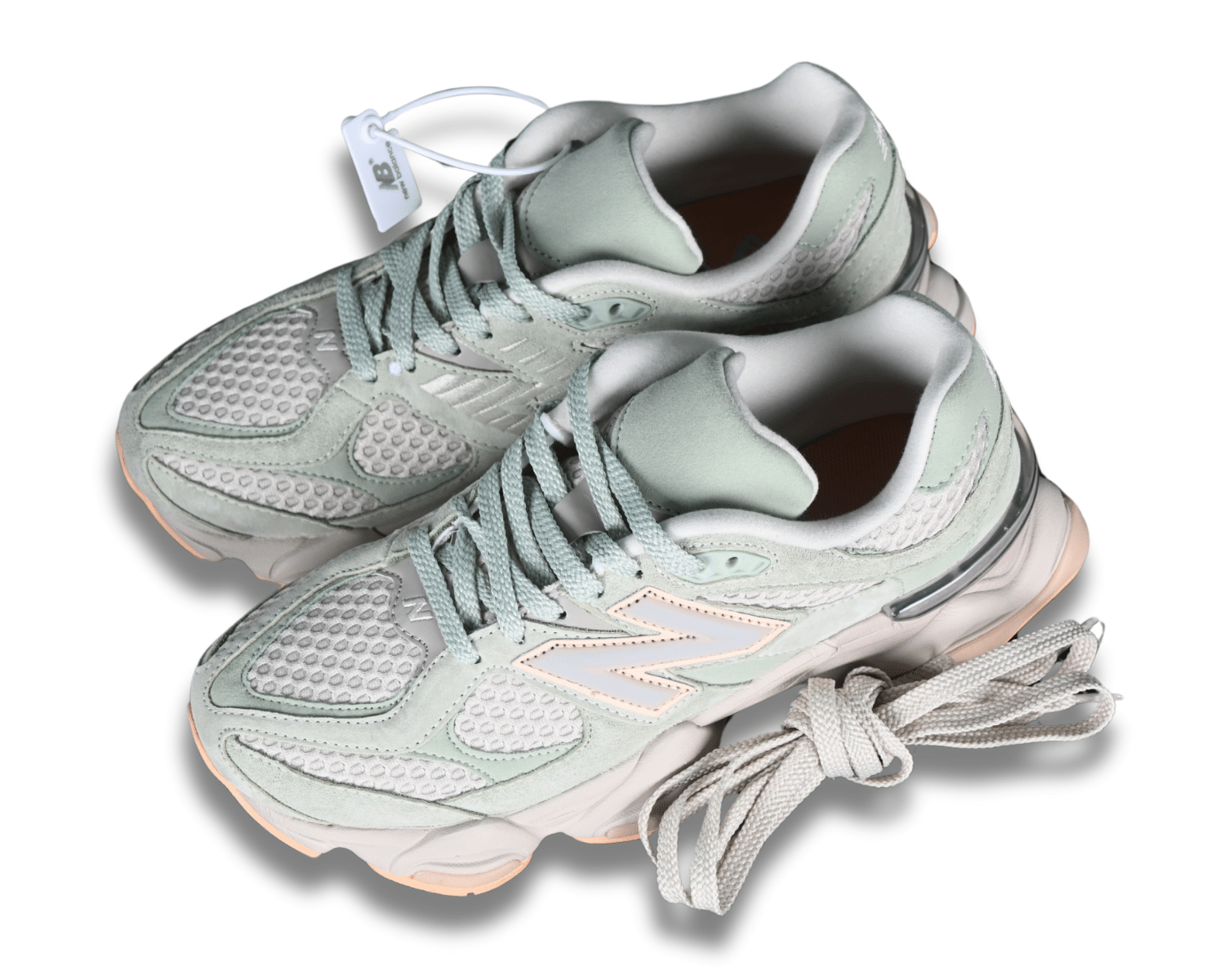 New Balance 9060 The Whitaker Group Missing Pieces Silver Moss Green