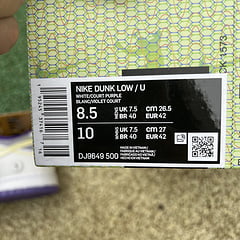 Nike Dunk Low Union Passport Pack Grey Purple