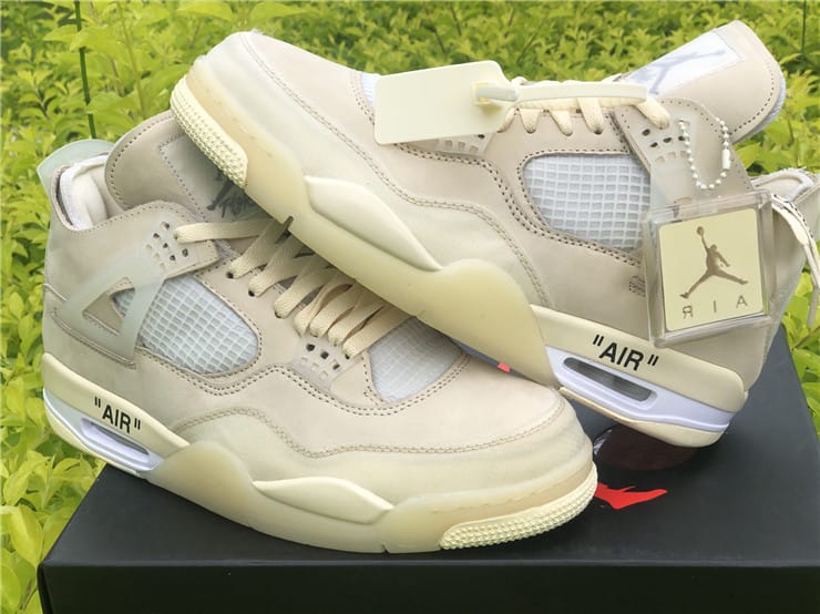Air Jordan 4 Retro Off-White Sail