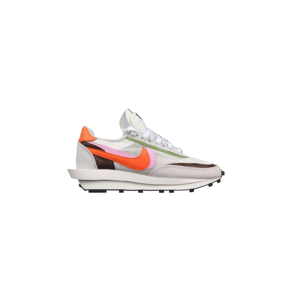 Sacai x Nike LVD Waffle Daybreak Medium Grey/Orange-Pink