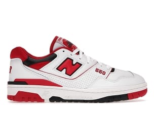 New Balance 550, White Red