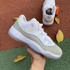 Air Jordan 11 Retro White Metallic Silver