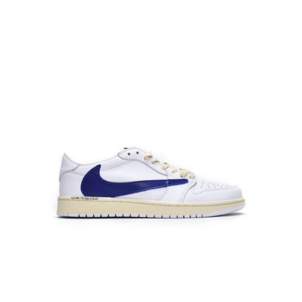 Travis Scott Jordan 1 Low White Blue