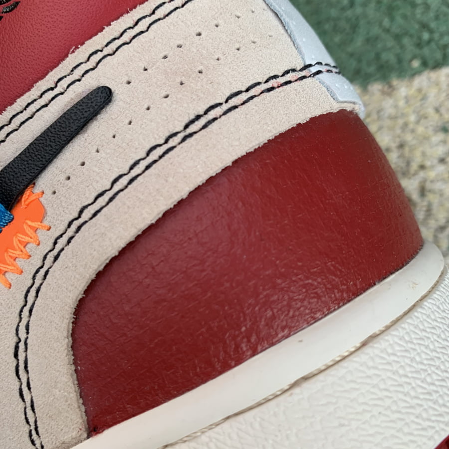 OFF WHITE Air Jordan 1 Chicago Red Extended Size