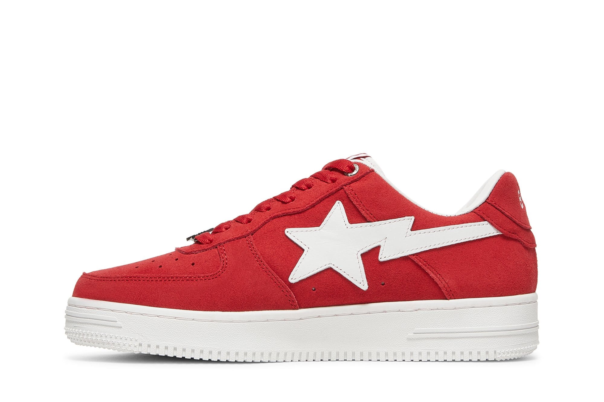 A Bathing Ape Bape Sta Low Patent Red