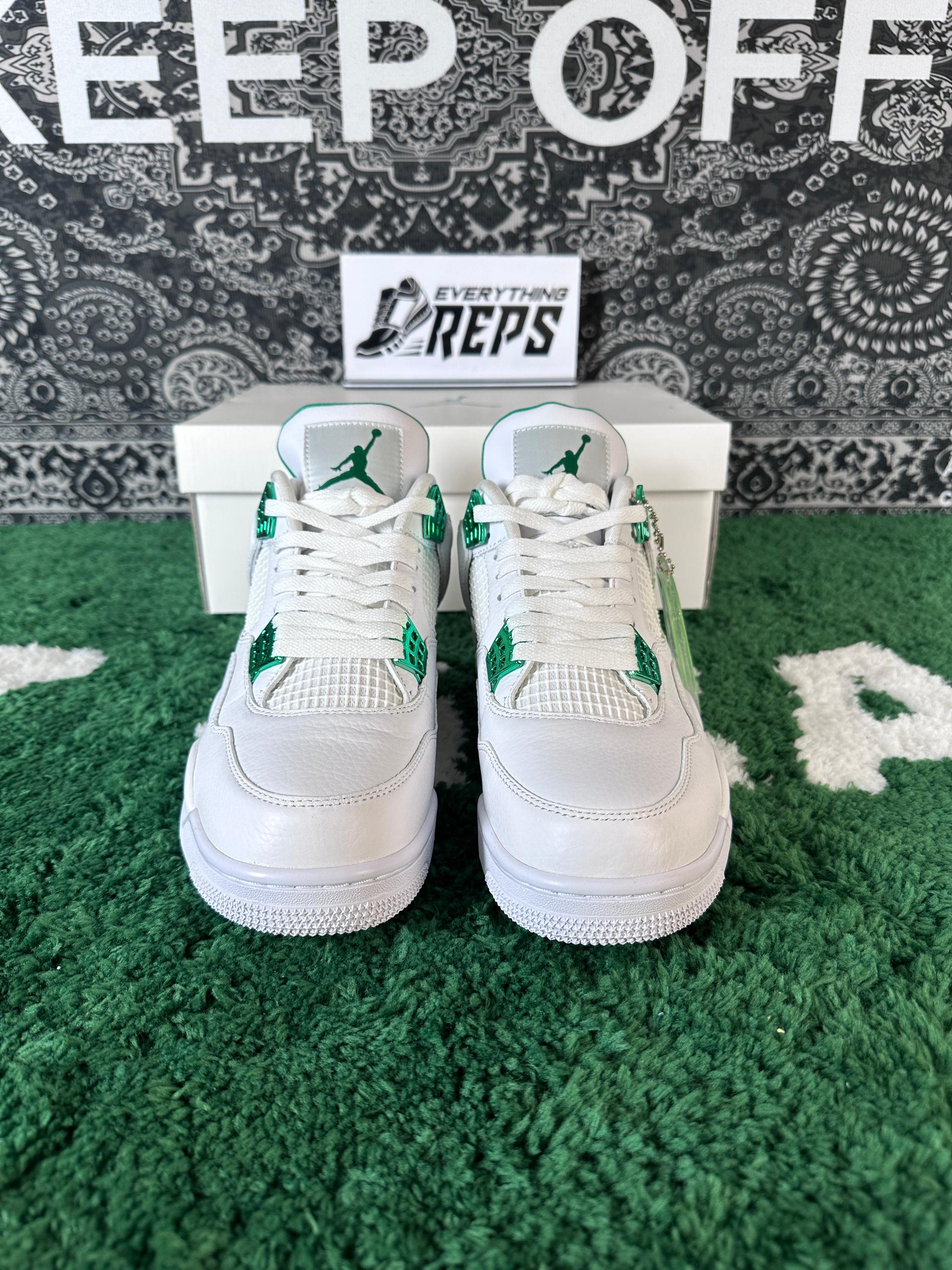 Air Jordan 4 Retro Metallic Green
