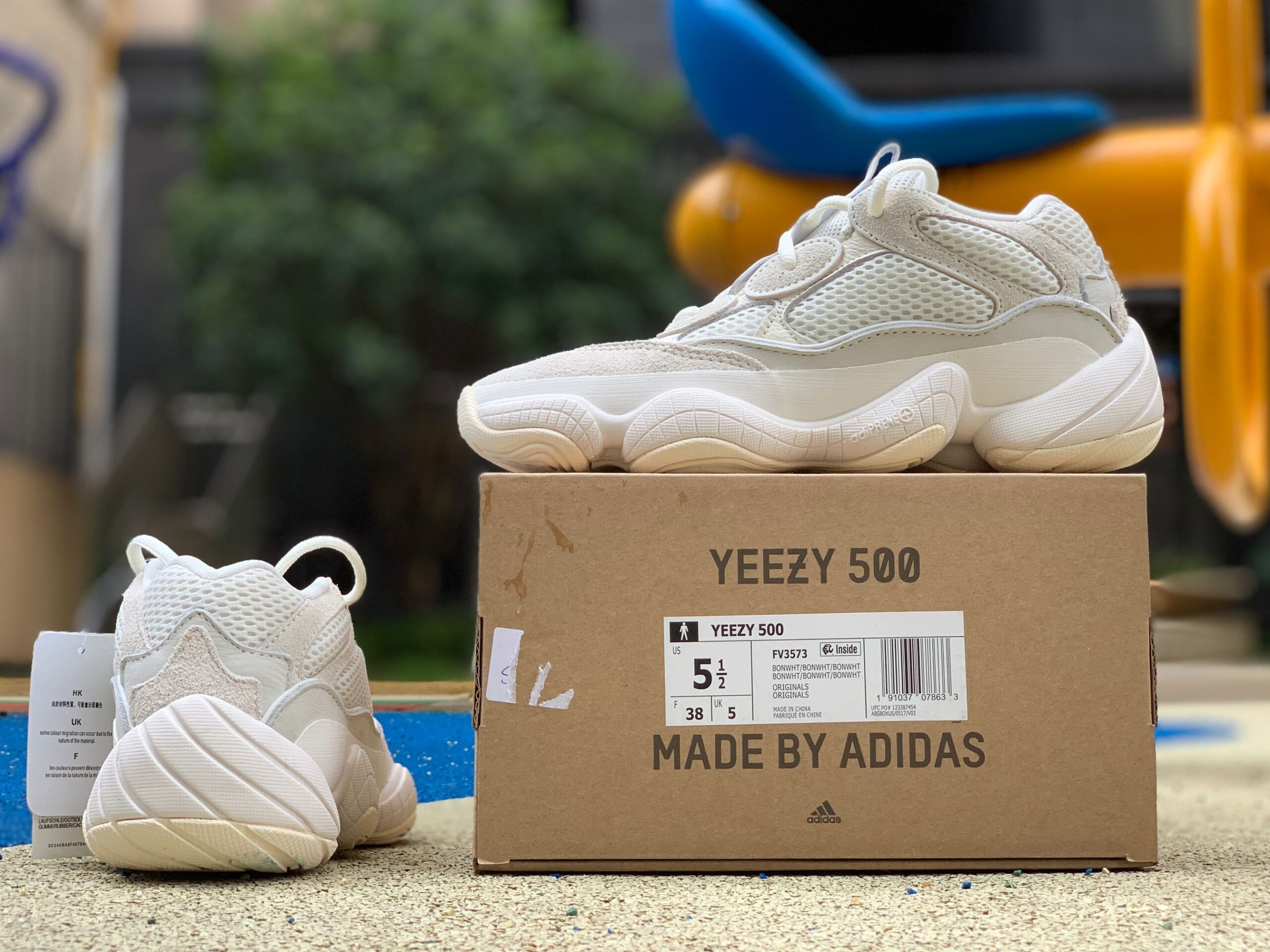 Adidas Yeezy 500 Bone White