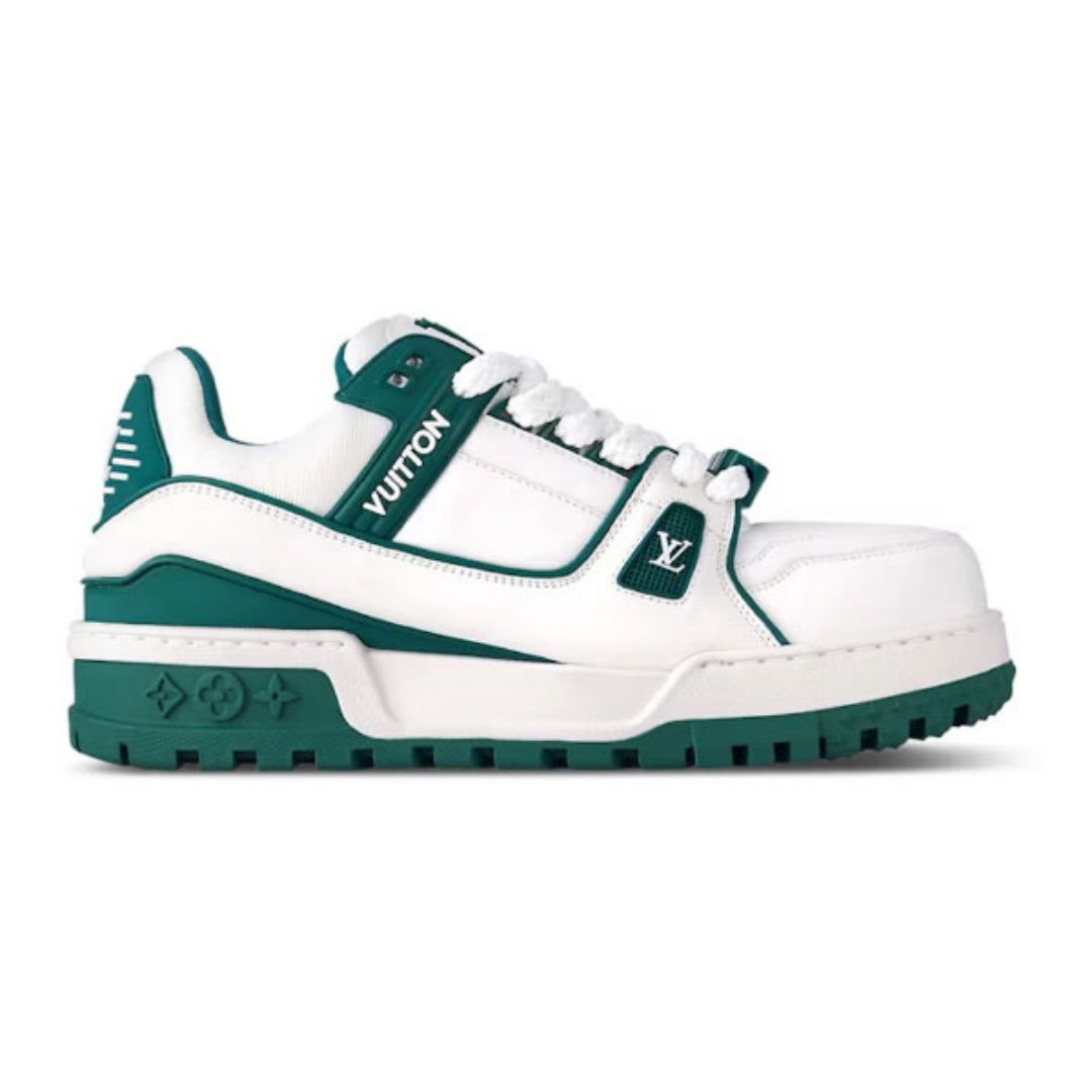 LOUIS VUITTON LV TRAINER MAXI SNEAKER WHITE GREEN – LVS191