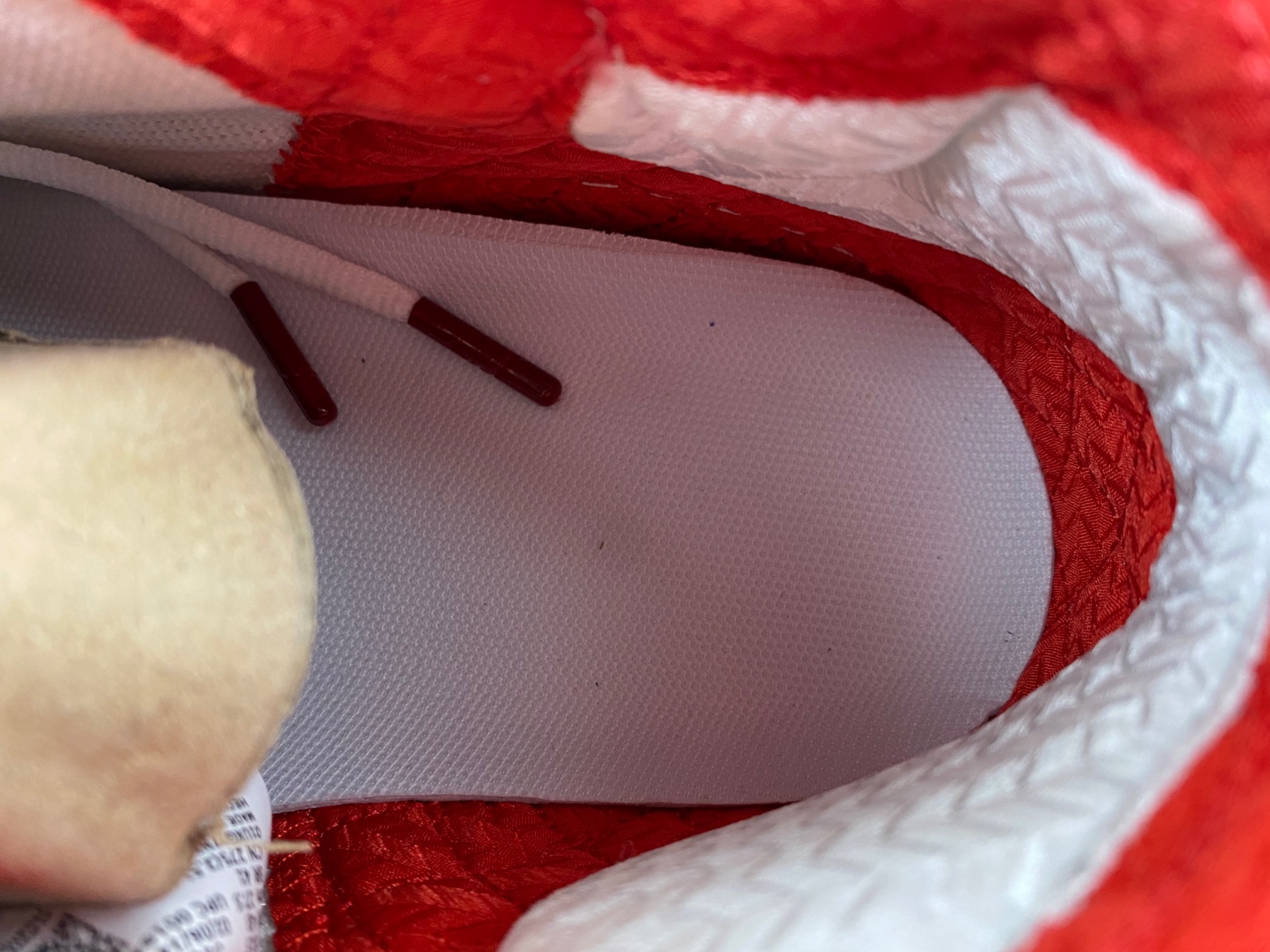 Jordan 23 White Varsity Red