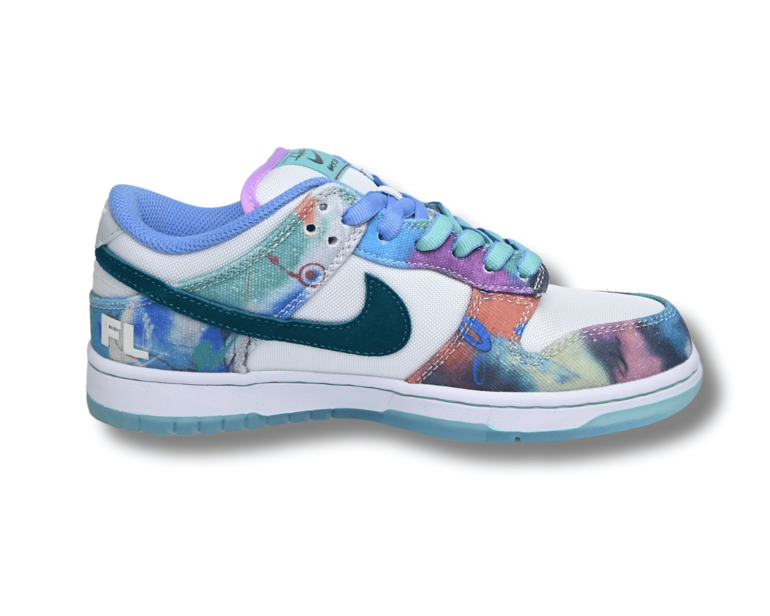 Futura Laboratories x Nike SB Dunk Low Bleached Aqua